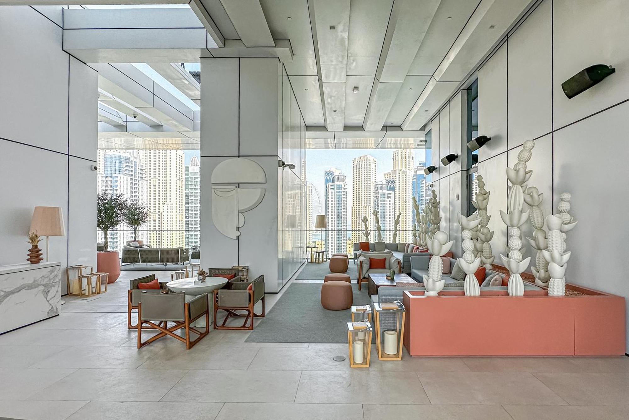 Ferienwohnung Modern 2Br High Floor Haven In Vida Dubai Marina Exterior foto
