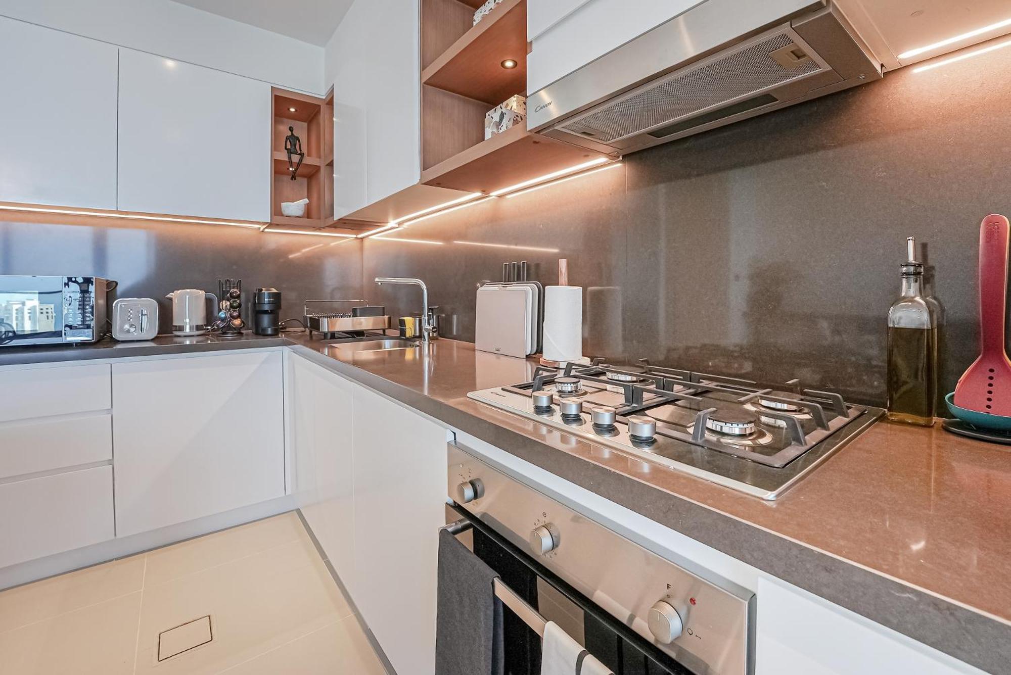 Ferienwohnung Modern 2Br High Floor Haven In Vida Dubai Marina Exterior foto
