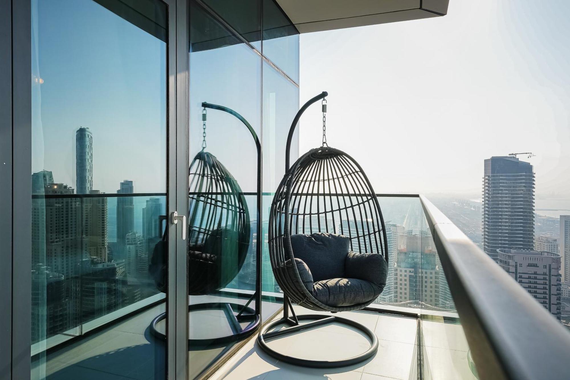 Ferienwohnung Modern 2Br High Floor Haven In Vida Dubai Marina Exterior foto